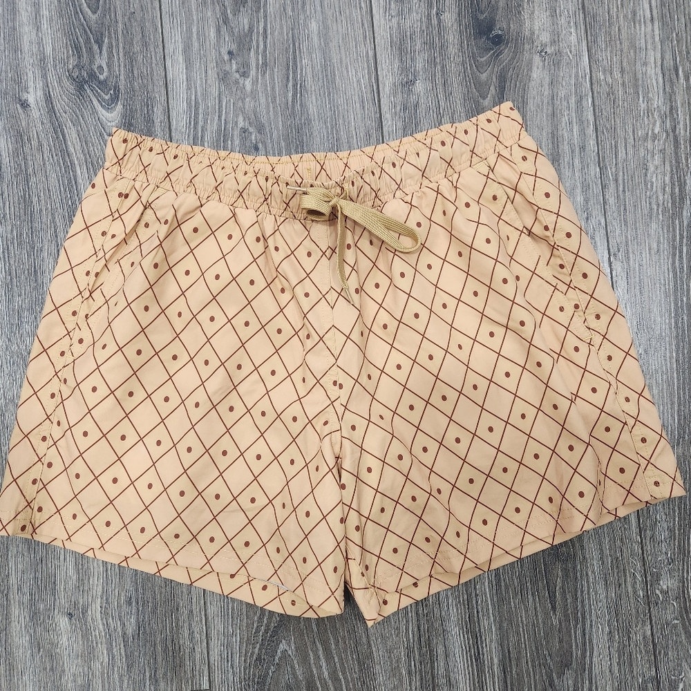 Kortni Jeane Birthday Pineapple Retro Shorts Swim Bottoms Large